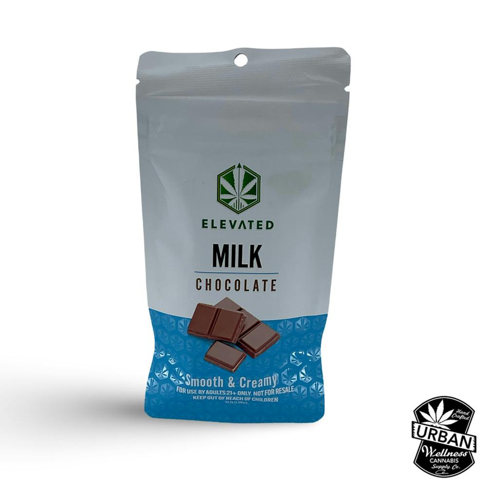 Milk Chocolate - Sativa (100mg) | Elevated Extracts - Chocolate Bar