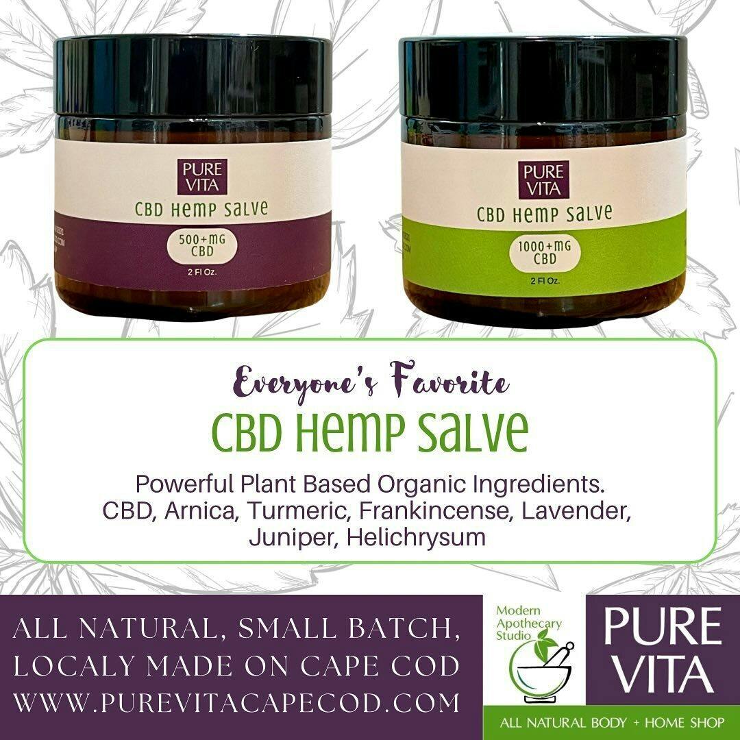 CBD Hemp Salve (500mg CBD/NO THC)