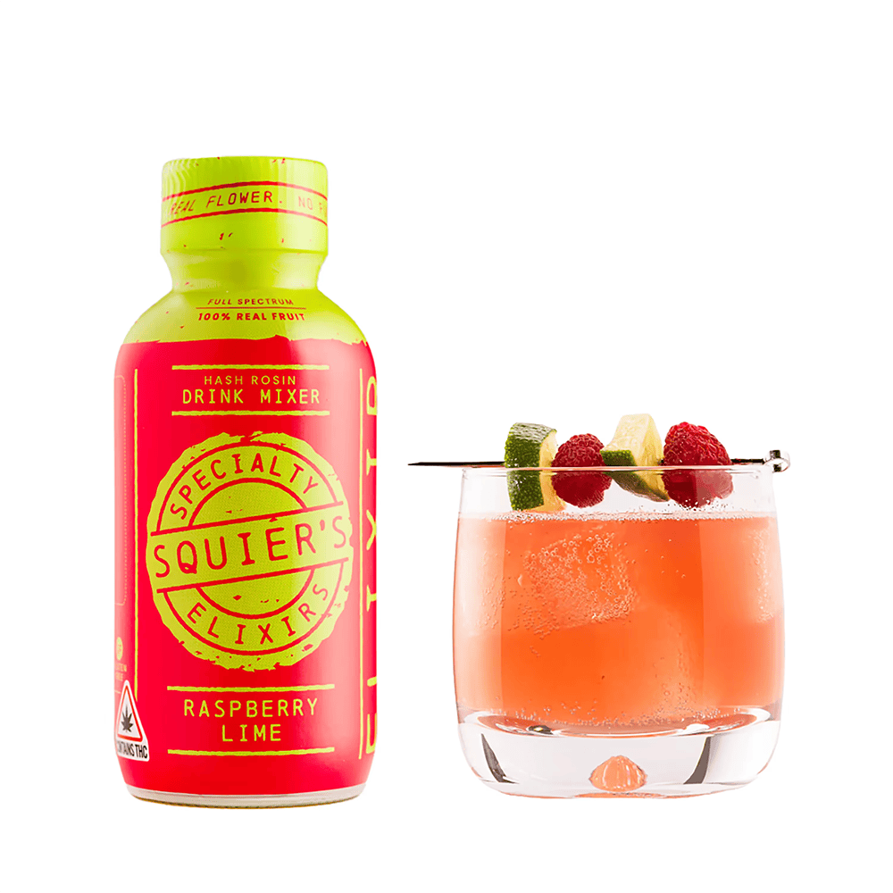 Raspberry Lime Hash Rosin Drink Mixer [5oz] (500mg) at Salty Farmers