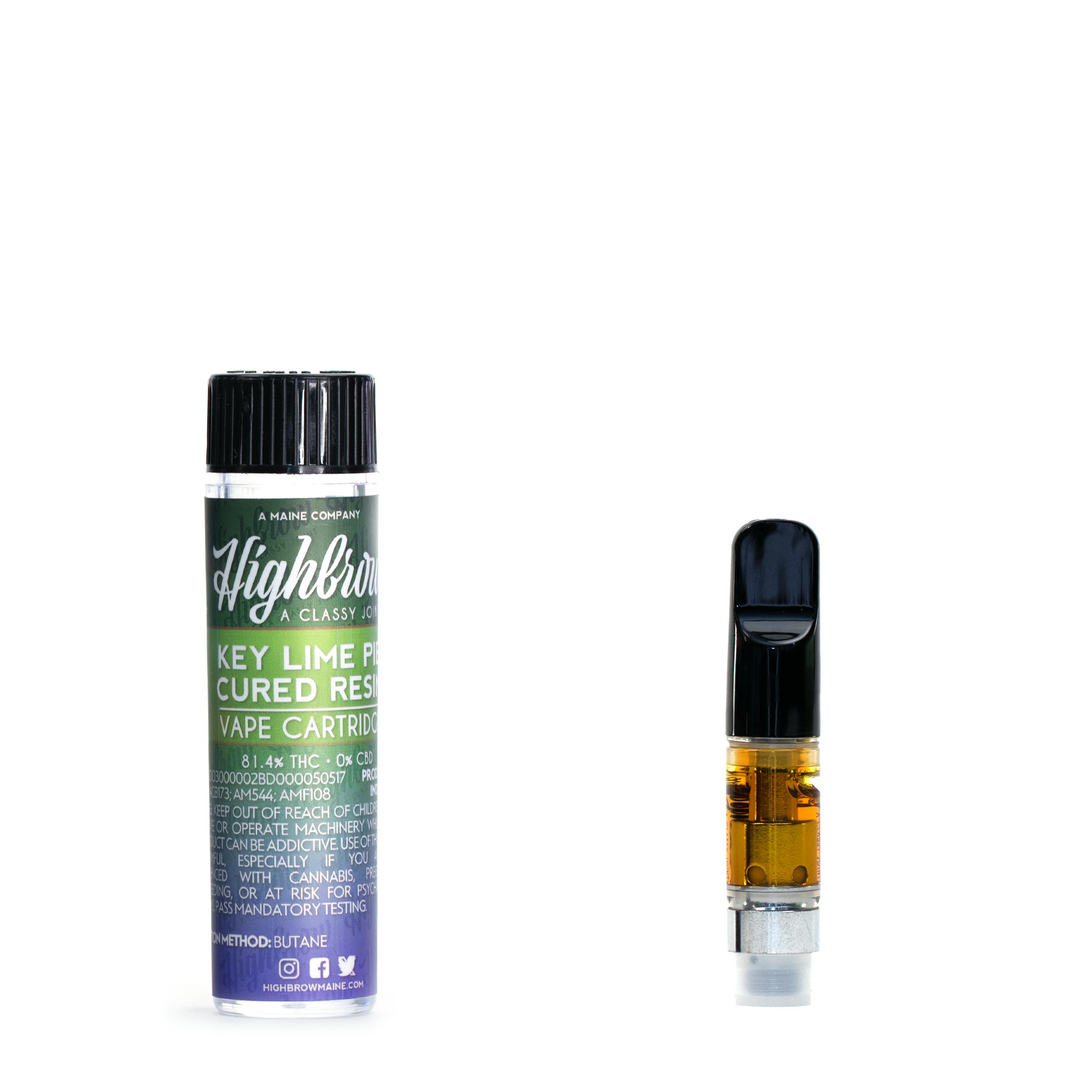 Highbrow | Key Lime Pie | Cured Resin | 0.5g Cartridge.