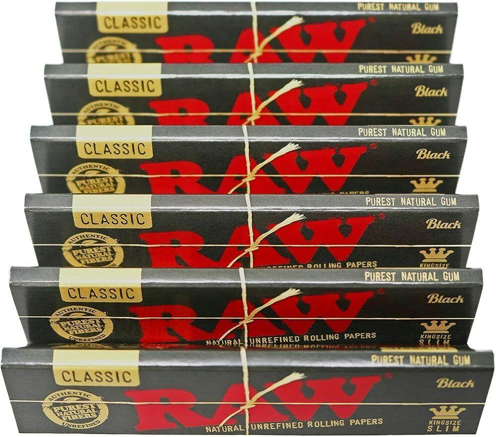Raw Classic Black King Size Slim Rollin Papers