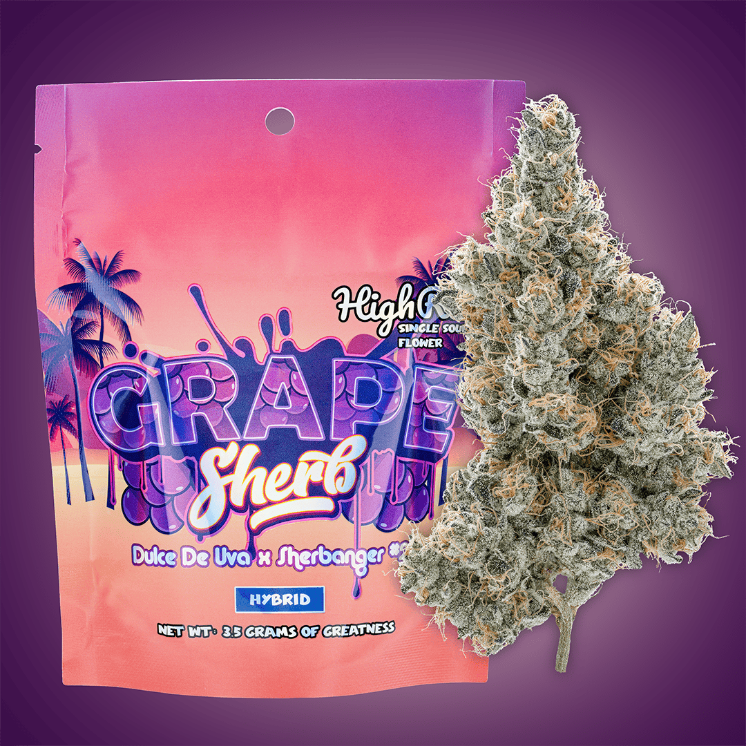 Grape Sherb 3.5g Bag | High Rise Cannabis by High Rise