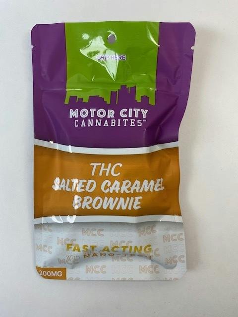Motor City Cannabites | Salted Caramel Brownie | 200mg