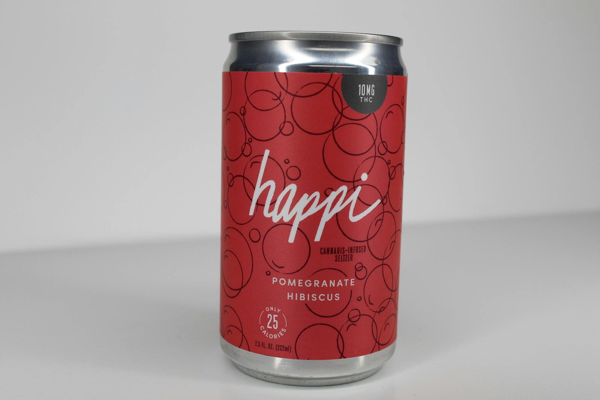 Happi Seltzer | Pomegranate Hisbiscus | 10 mg