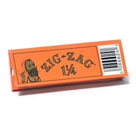 ZIG ZAG CLASSIC ORANGE SLOW BURNING WRAPS 1 1/4