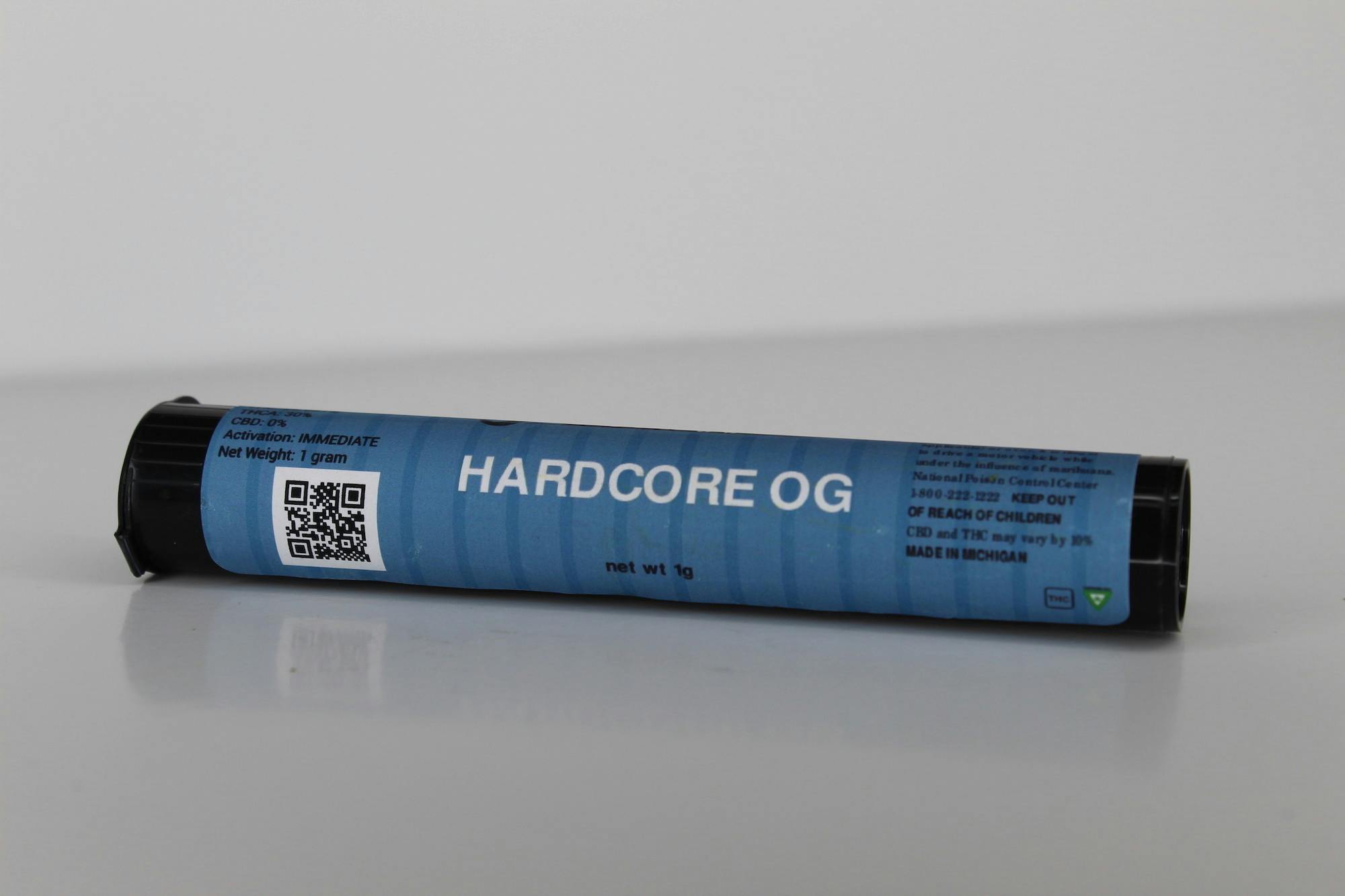 YB | Hardcore OG | 1g Pre Roll 4 Pack
