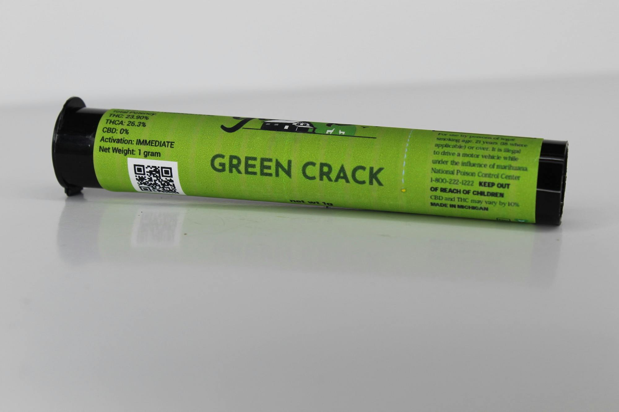 Yard Bud | Green Crack | 1g Pre Roll