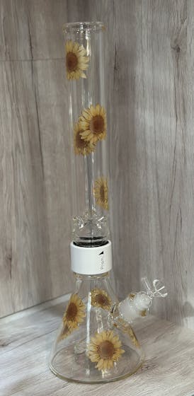 Prism Tall Sunflower Single Stack Glass Bong