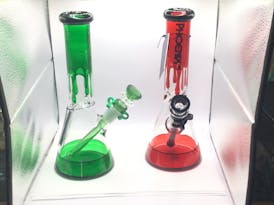 Phoenix Drippy Glass Beaker Bong