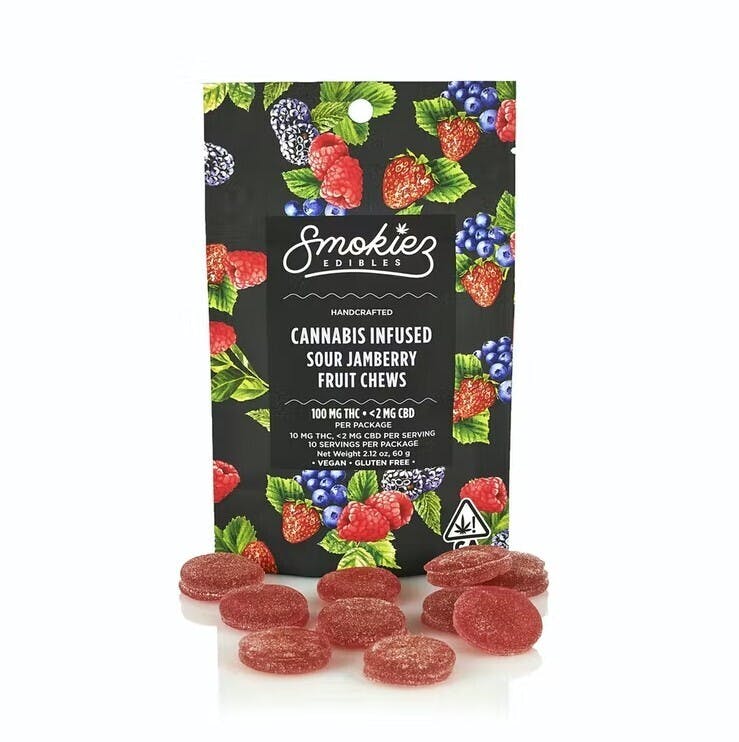 Smokiez Fruit Chews — Sour Jamberry