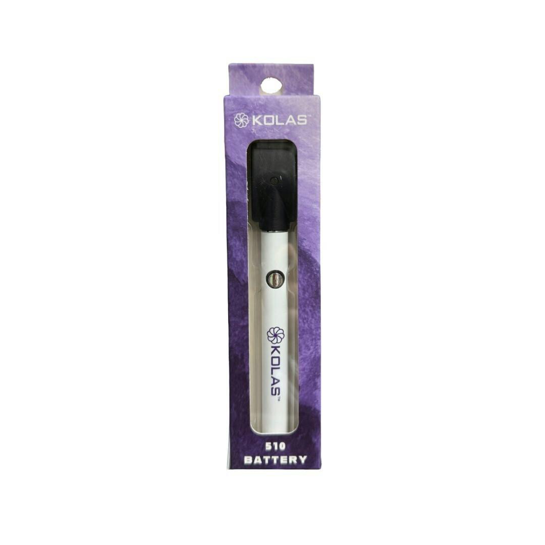 Kolas Branded Battery w/ Button White