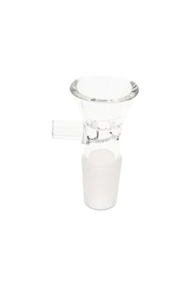 14.5mm Male Clear Glass on Glass Bowl