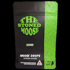 Moose Drops Grape Sour Sativa Full Spectrum Gummies 200mg/10mg each