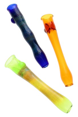 4" Colored Glass Chillum