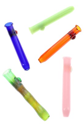 3" Colored Glass Chillum
