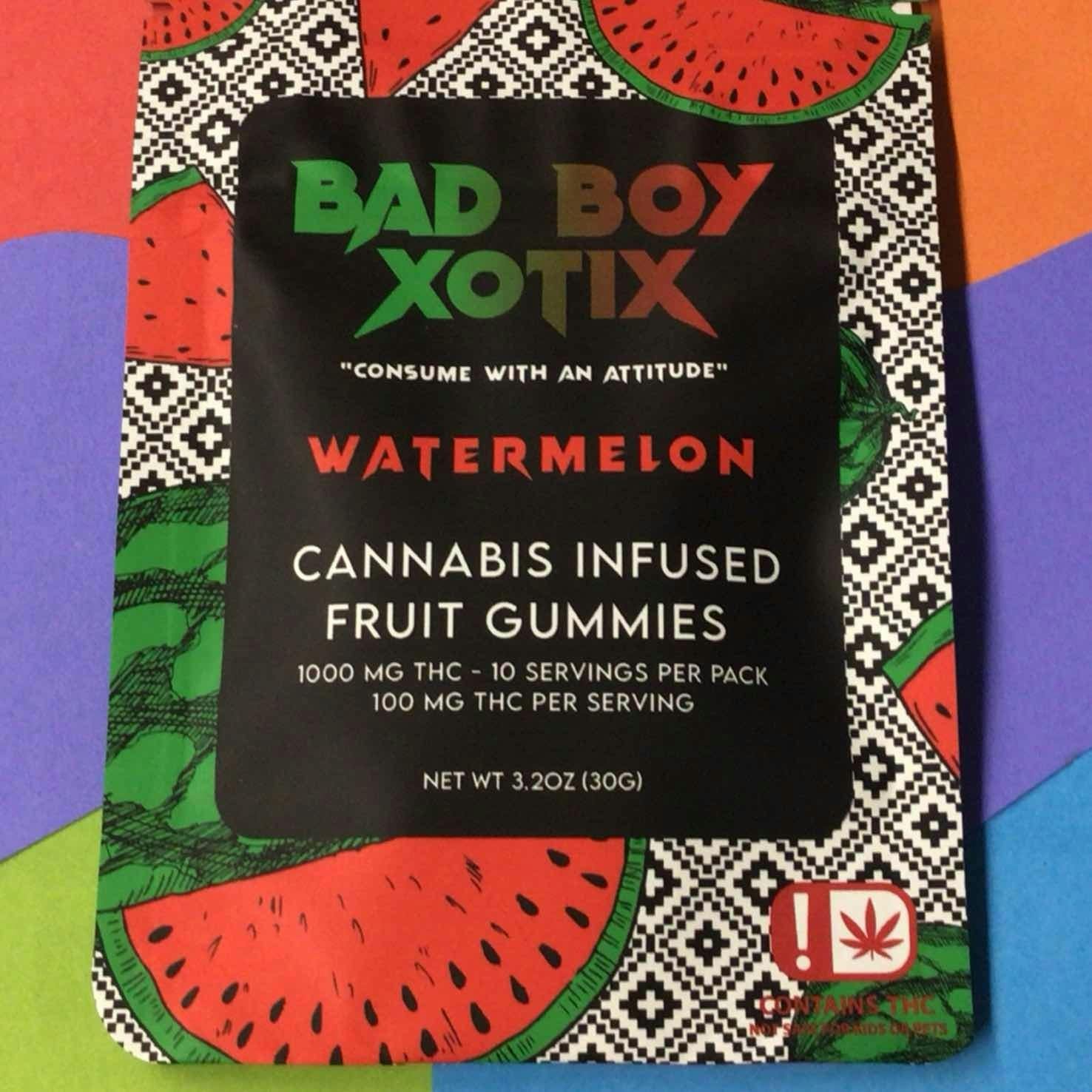 Bad Boy Xotix - 1000mg Watermelon Gummies