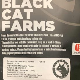 Black Cat Farms - Grape Runtz Smalls - 28gram