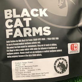 Black Cat Farms - Tangie Smalls - 28gram