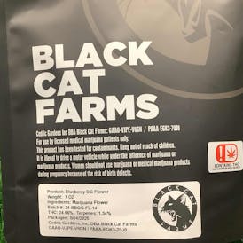 Black Cat Farms - Blueberry OG Smalls - 28gram