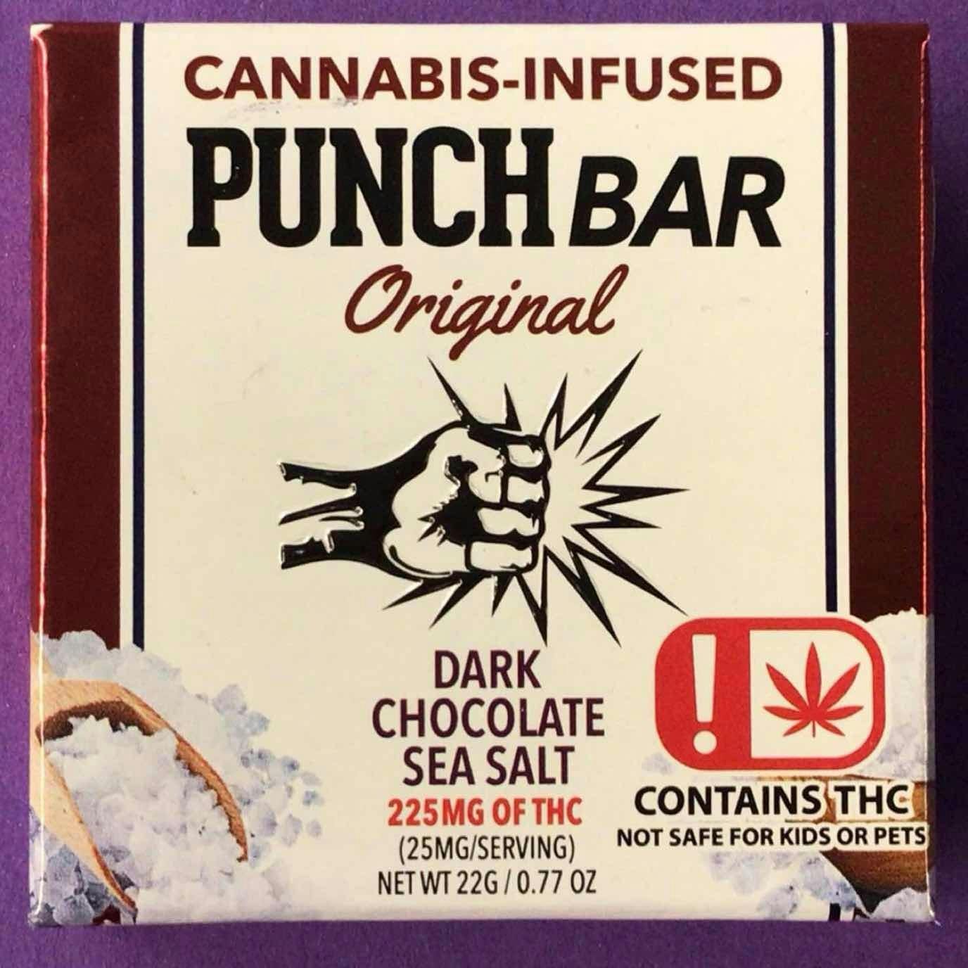 Punch Bar - Dark Chocolate Sea Salt 225mg