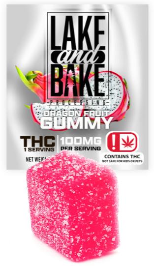100mg Single Gummy- Dragon Fruit