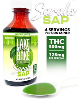 Sarah's Sap 500mg Syrup - Green Apple