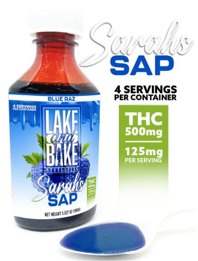Sarah's Sap 500mg Syrup - Blue Raz