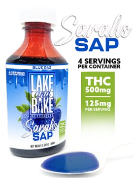 Sarah's Sap 500mg Syrup - Blue Raz