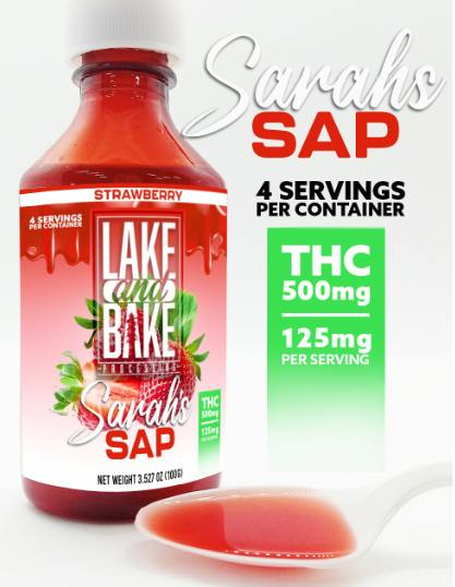 Sarah's Sap 500mg Syrup - Strawberry