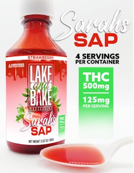 Sarah's Sap 500mg Syrup - Strawberry