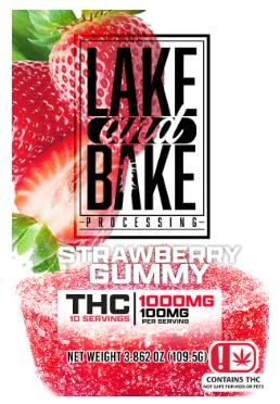1000mg Gummies - Strawberry