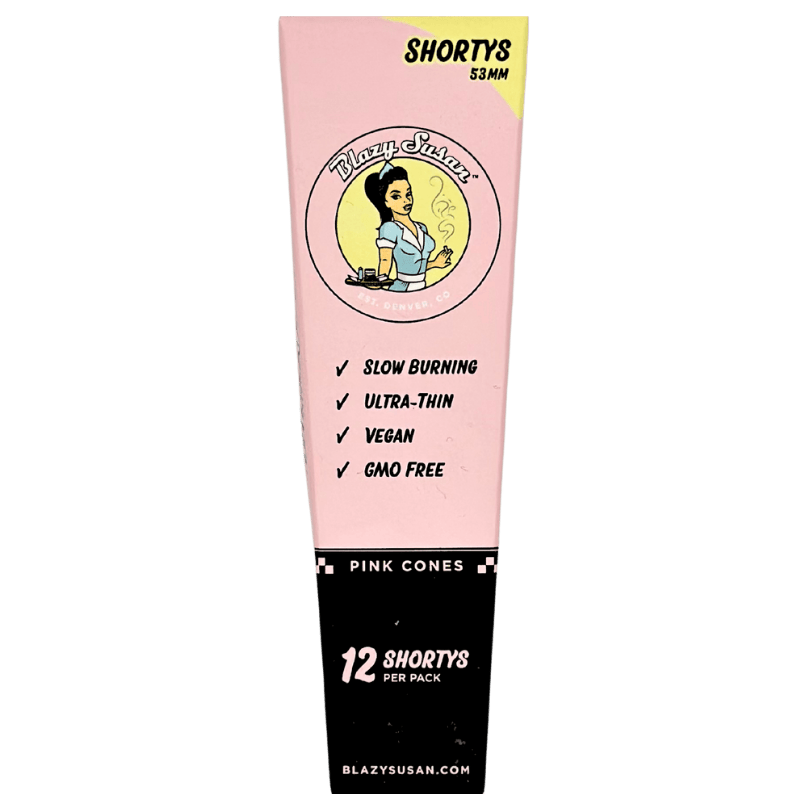 Blazy Susan - Cones Shortys Pink 12ct - Accessories