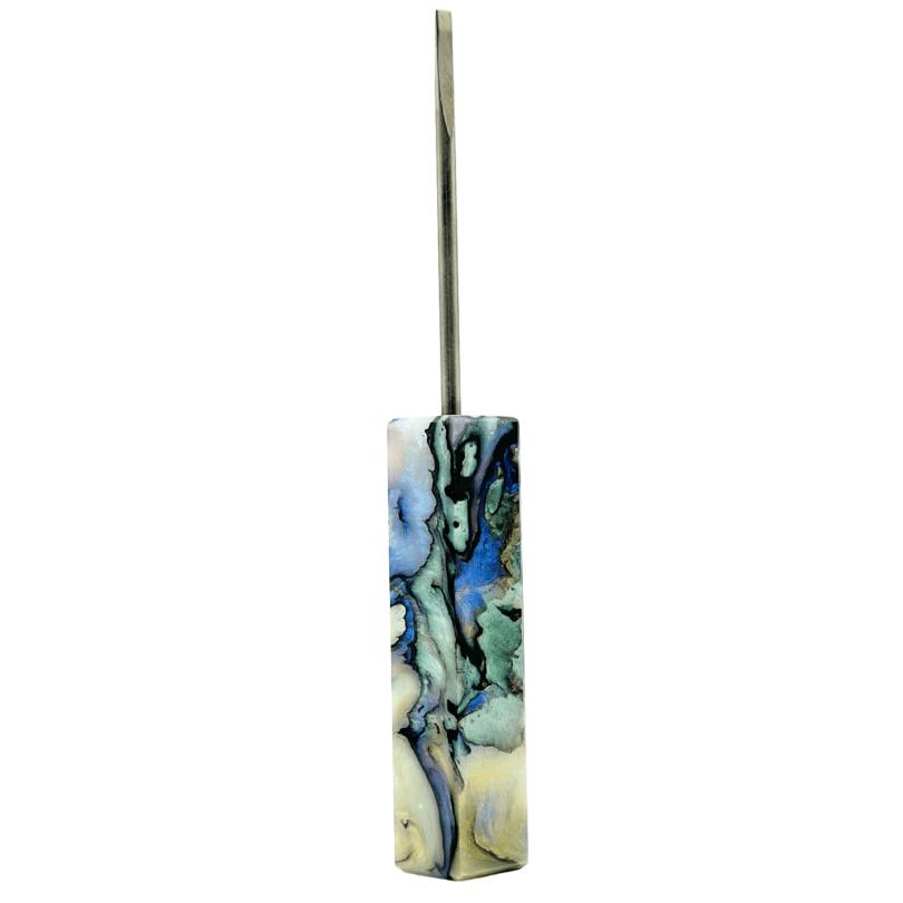 Dunkin Dabbers - Full Size 5 1/4 Pourcasso Black Pearl Resin - Dab Tool