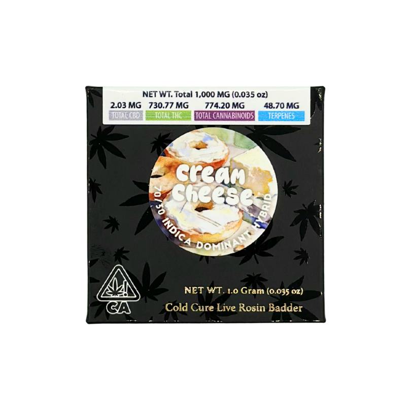 Team Elite Genetics - Live Rosin - Cream Cheese - Concentrates - 1.0g