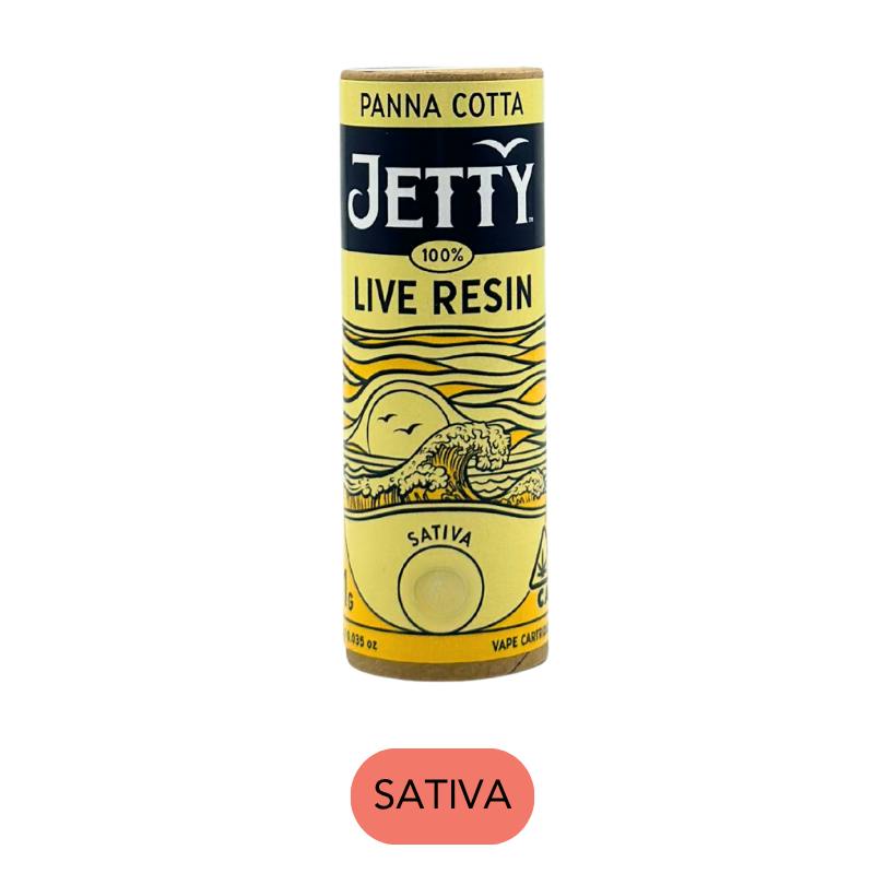 Jetty - Live Resin - Panna Cotta - Vape Cart - 1.0g