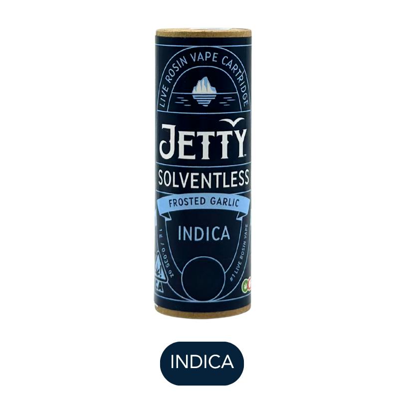Jetty - Solventless - Frosted Garlic - Vape Cart - 1.0g