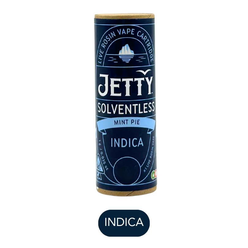 Jetty - Solventless - Mint Pie - Vape Cart - 1.0g
