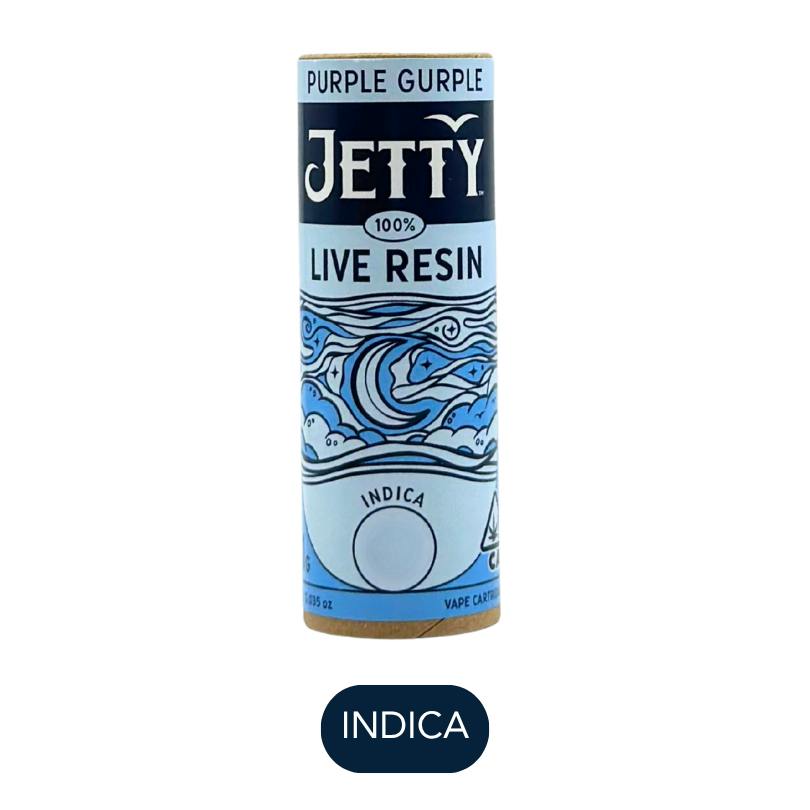 Jetty - Live Resin - Purple Gurple - Vape Cart - 1.0g
