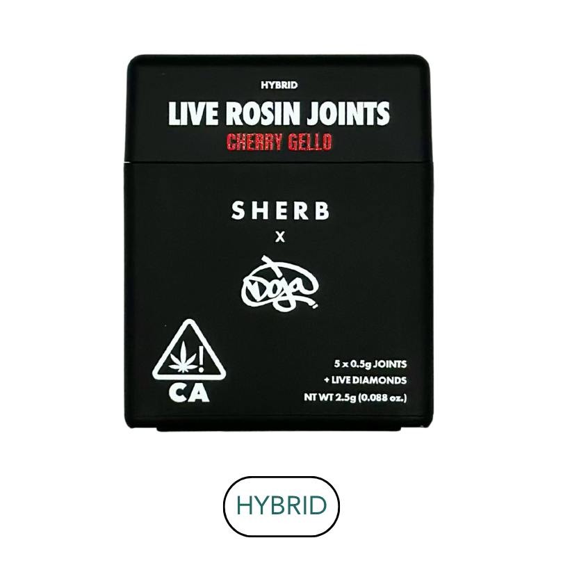 Sherbinski X Doja - Rosin - Cherry Gello - Infused Preroll Pack - 5pk - 2.5g