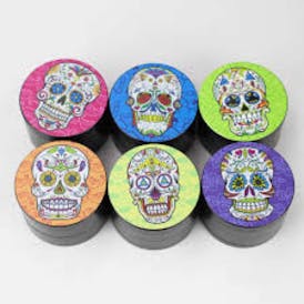 Skull Metal grinder 4 part