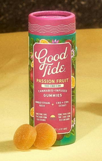 Good Tide | Passion Fruit (I/H) | 200mg 2:1:1 (THC:CBD:CBN)
