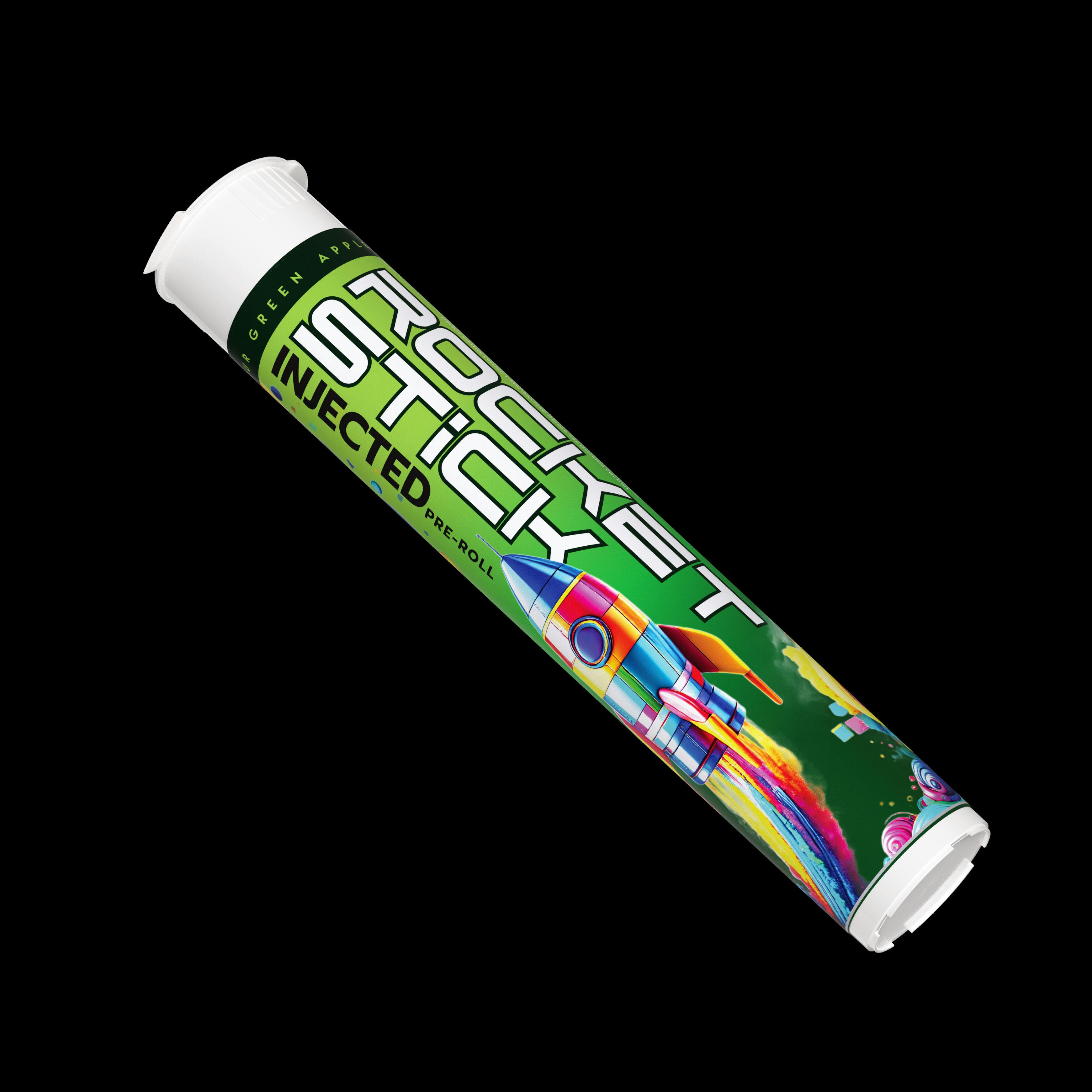 Rocket Stick | Sour Green Apple | 1.2g Infused Pre-Roll