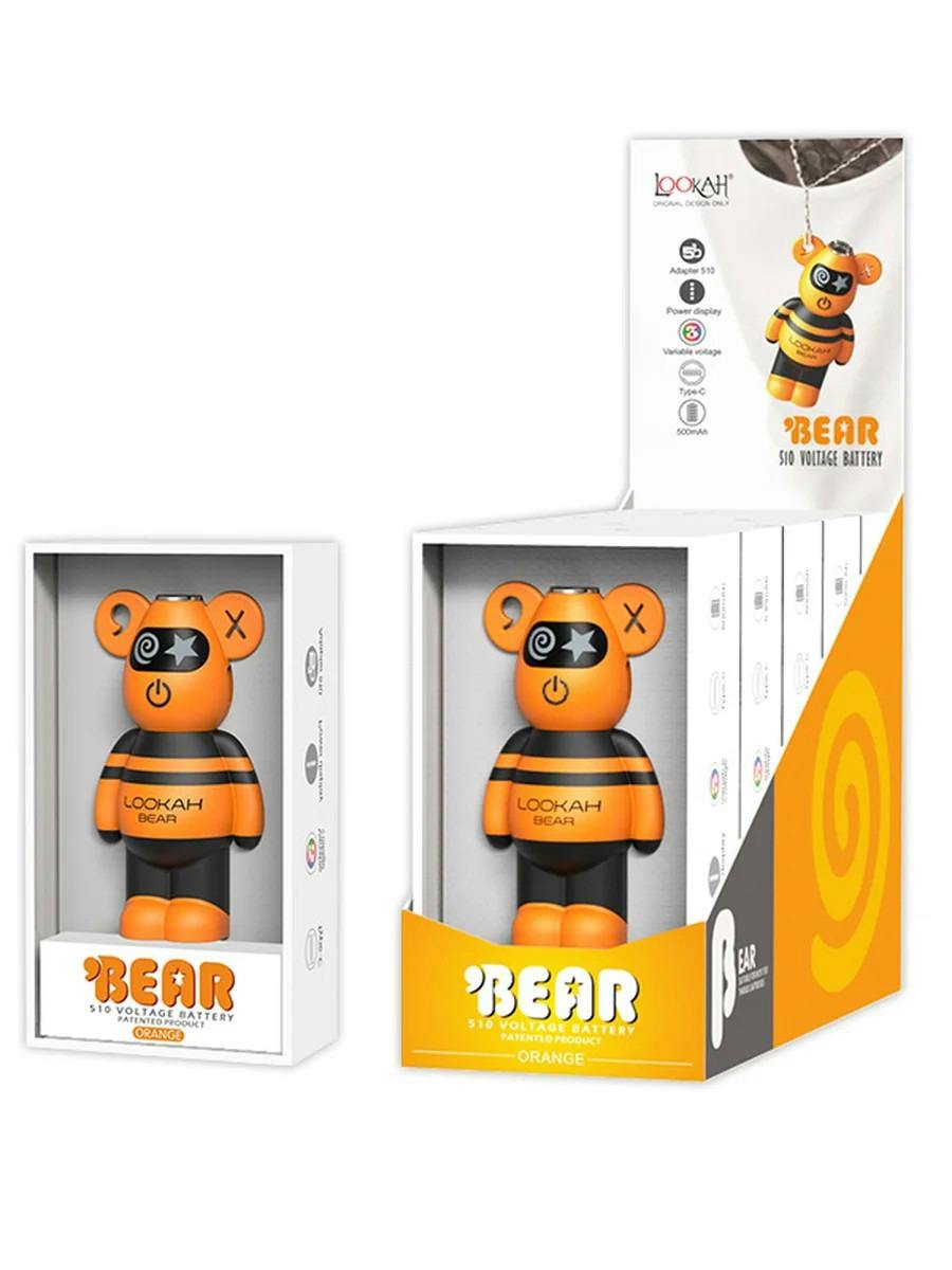 Lookah | Bear | Orange 510 Battery