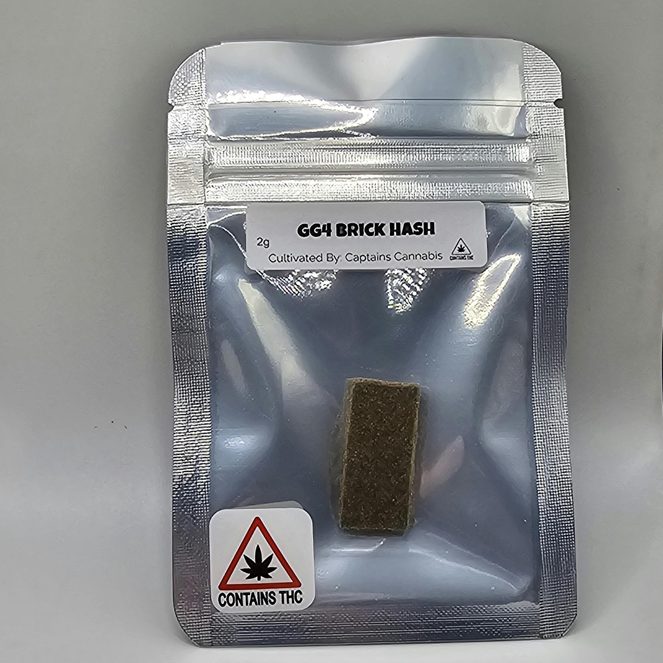 GG4 - 2g - Brick Hash - Captains Cannabis