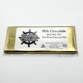 Milk Chocolate Bar - 300mg - Captains Cannabis
