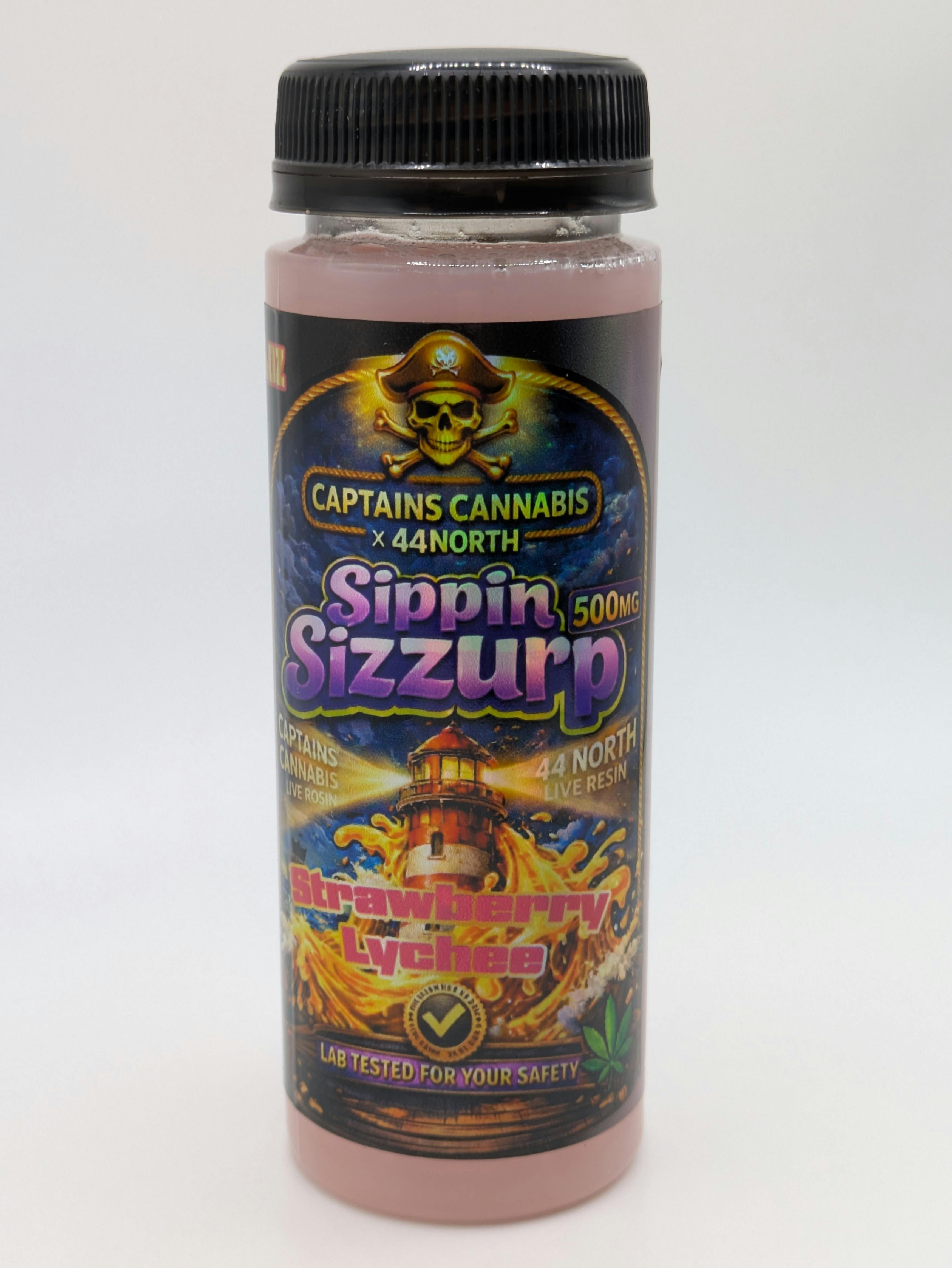 Strawberry Lychee Full Spec THC Syrup - 500 Mg - 44 North x Captains Cannabis