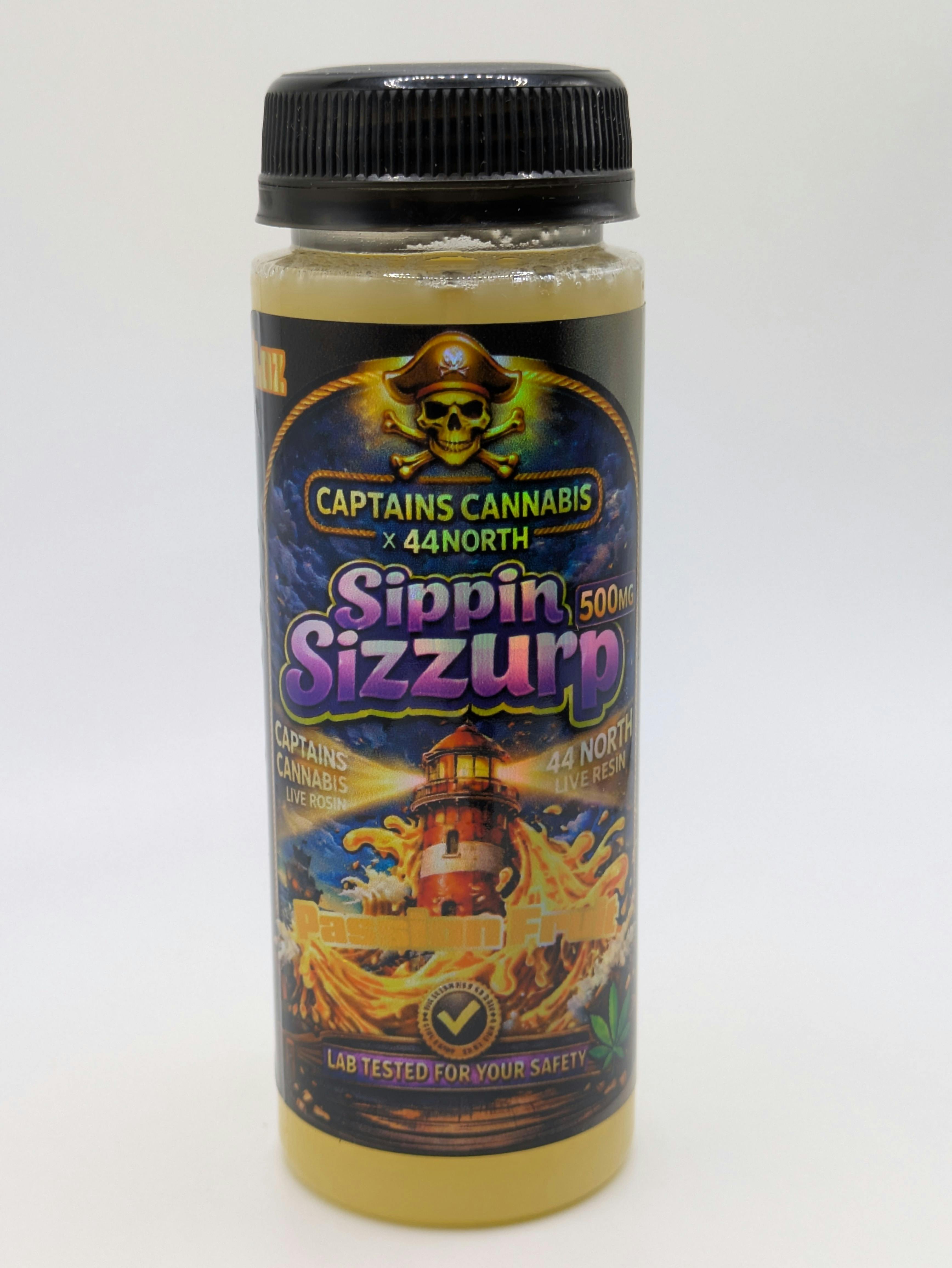 Passion Fruit Full Spec THC Syrup - 500 Mg - 44 North x Captains Cannabis