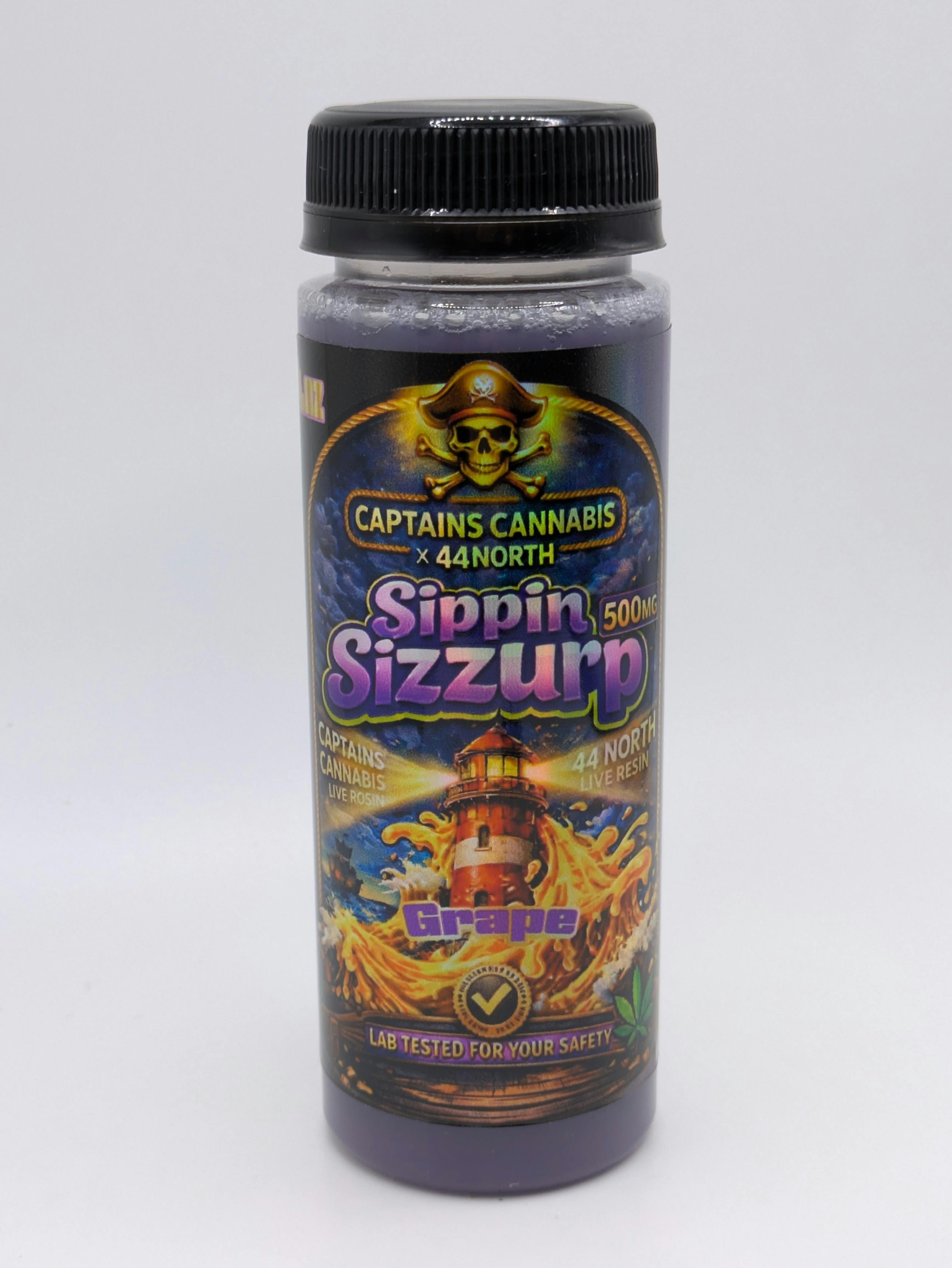 Grape Full Spec THC Syrup - 500 Mg - 44 North x Captains Cannabis
