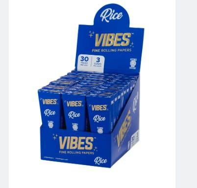 Vibes - King Size Rice Cones 3pk