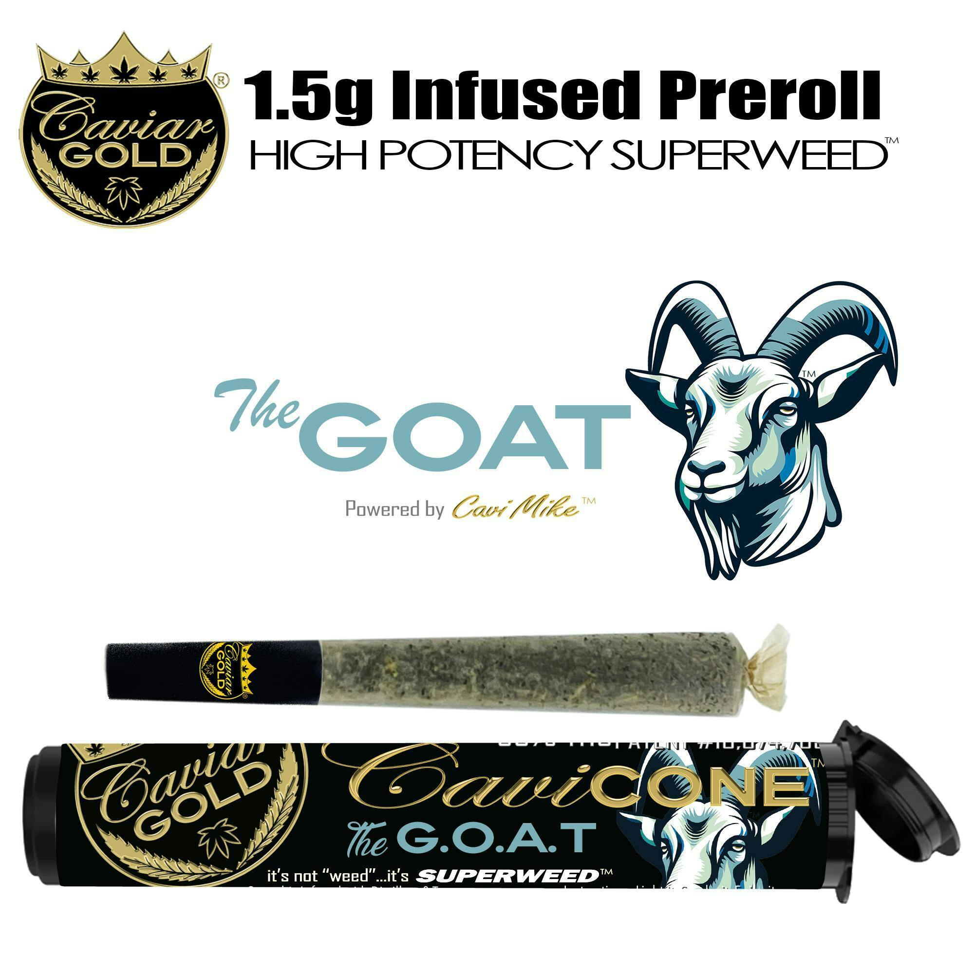 THE G.O.A.T. | 1g Infused Pre-roll